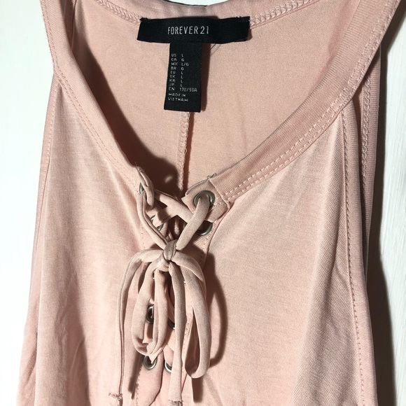 Forever21 light pink tank top - Picture 3 of 5